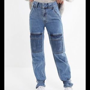 BDG Tawney Snap Button-Tab Cargo Jean UO Denim